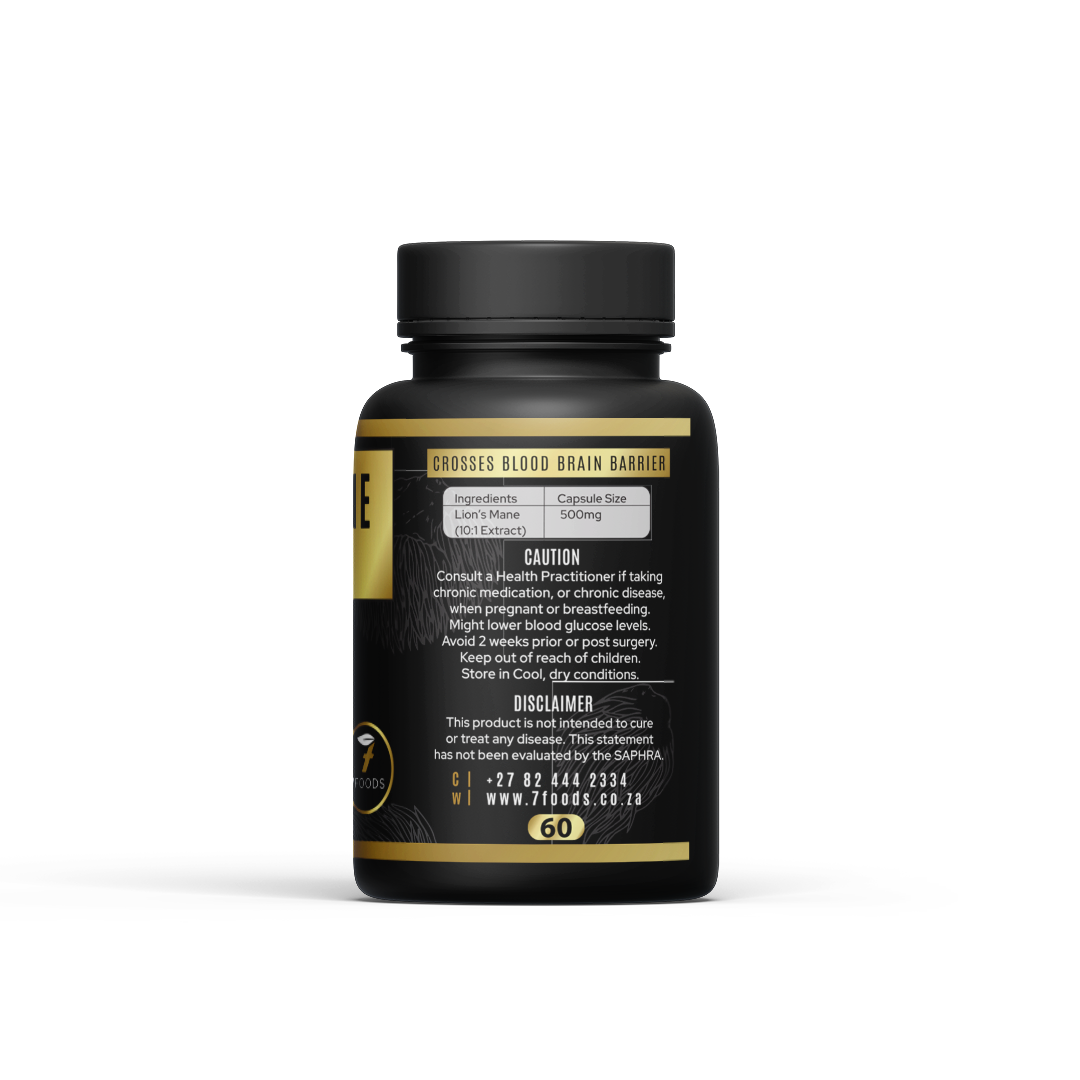 7Foods-Lion's Mane Mushroom-60 Capsules