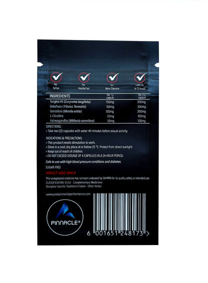 Alpha Drive - Sexual Performance Pills (High Concentration) x4 Capsules