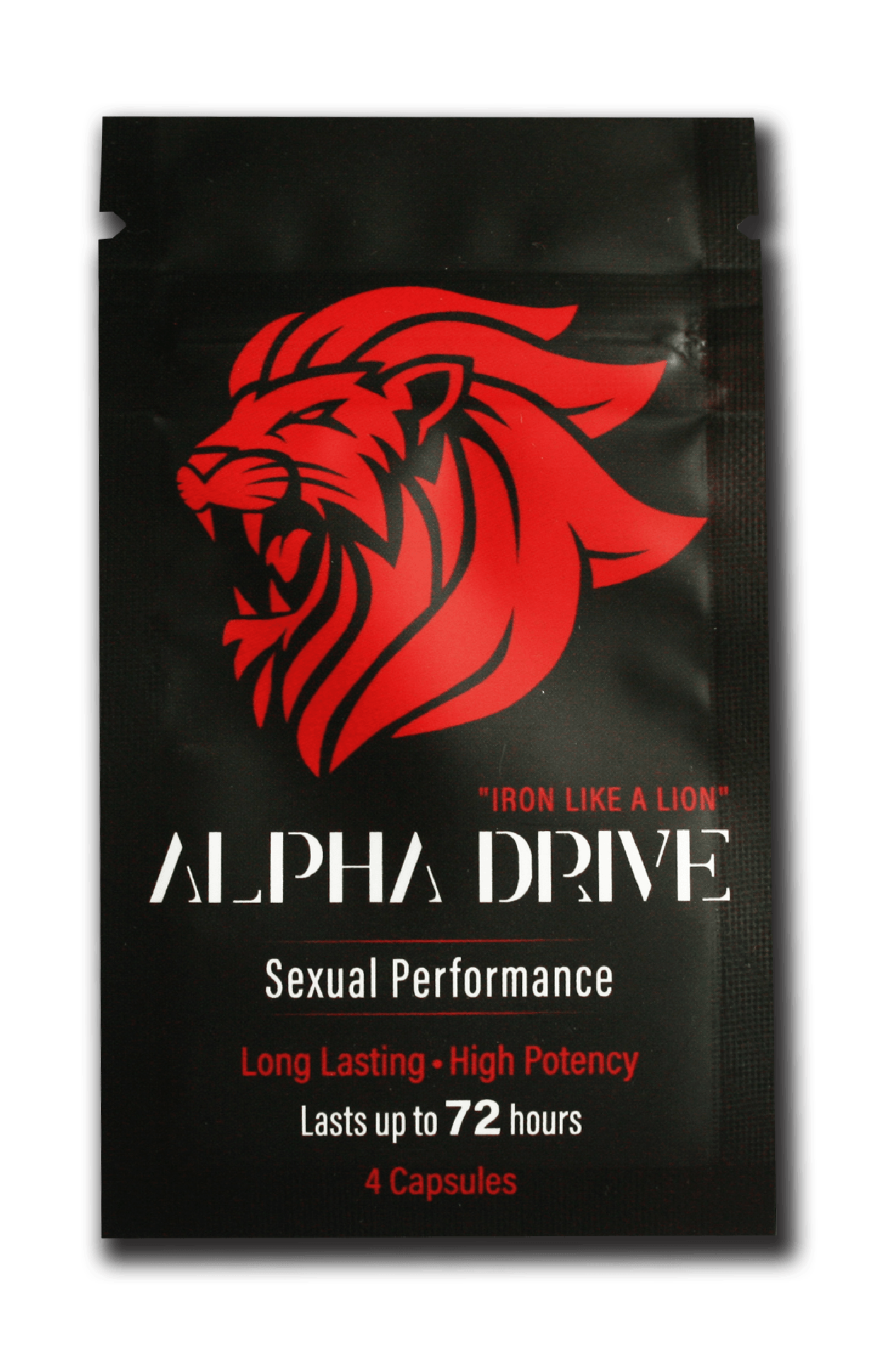 (x4) ALPHA DRIVE - Pillen für maximale sexuelle Leistungsfähigkeit (hohe Konzentration) 