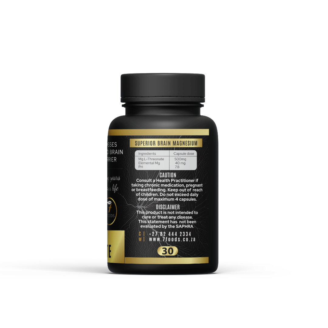 7Foods-Magnesium L-Threonate-30 Capsules